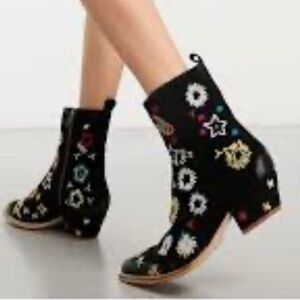Bowers Embroidered Bootie